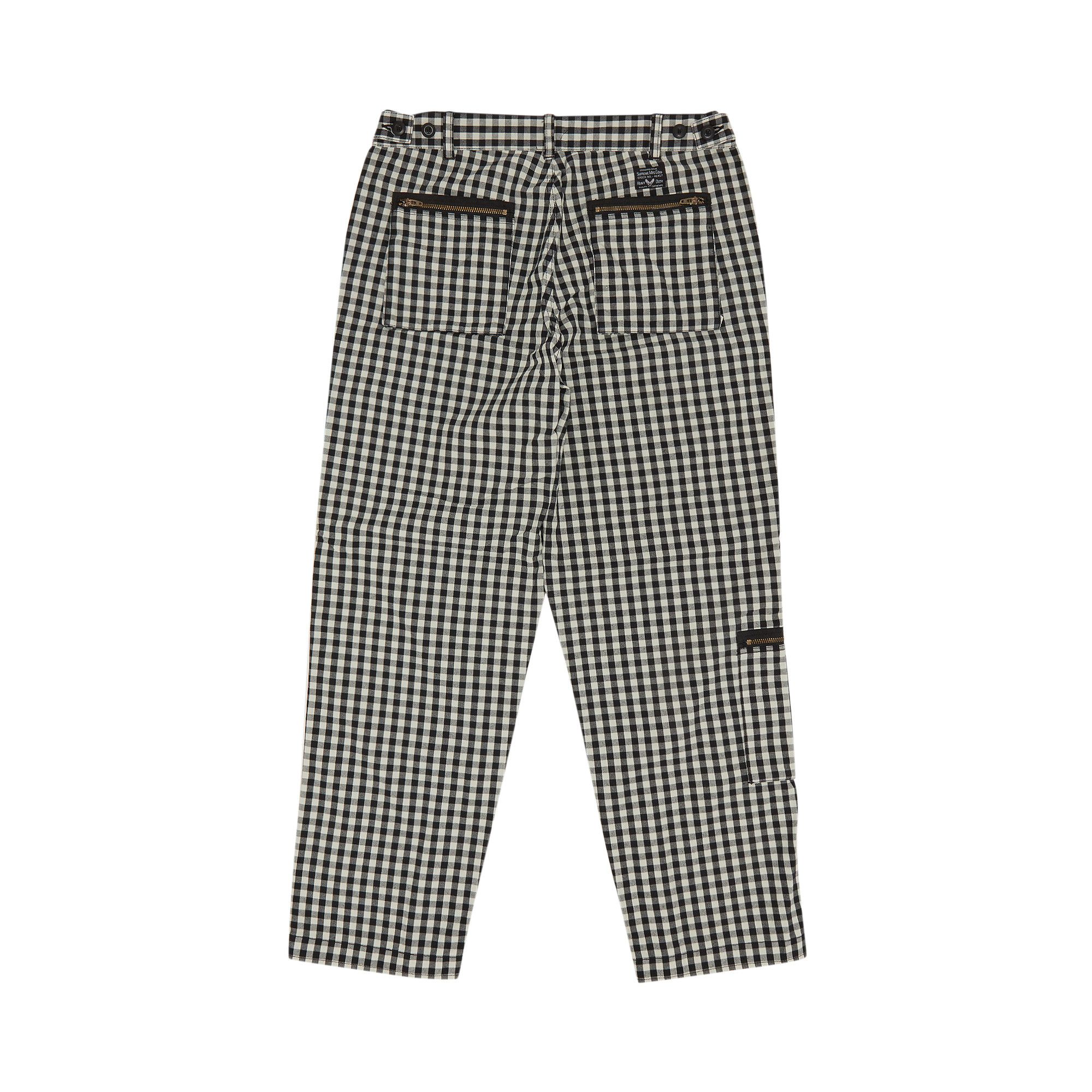 Supreme Gingham Flight Pant (SS23) - $168