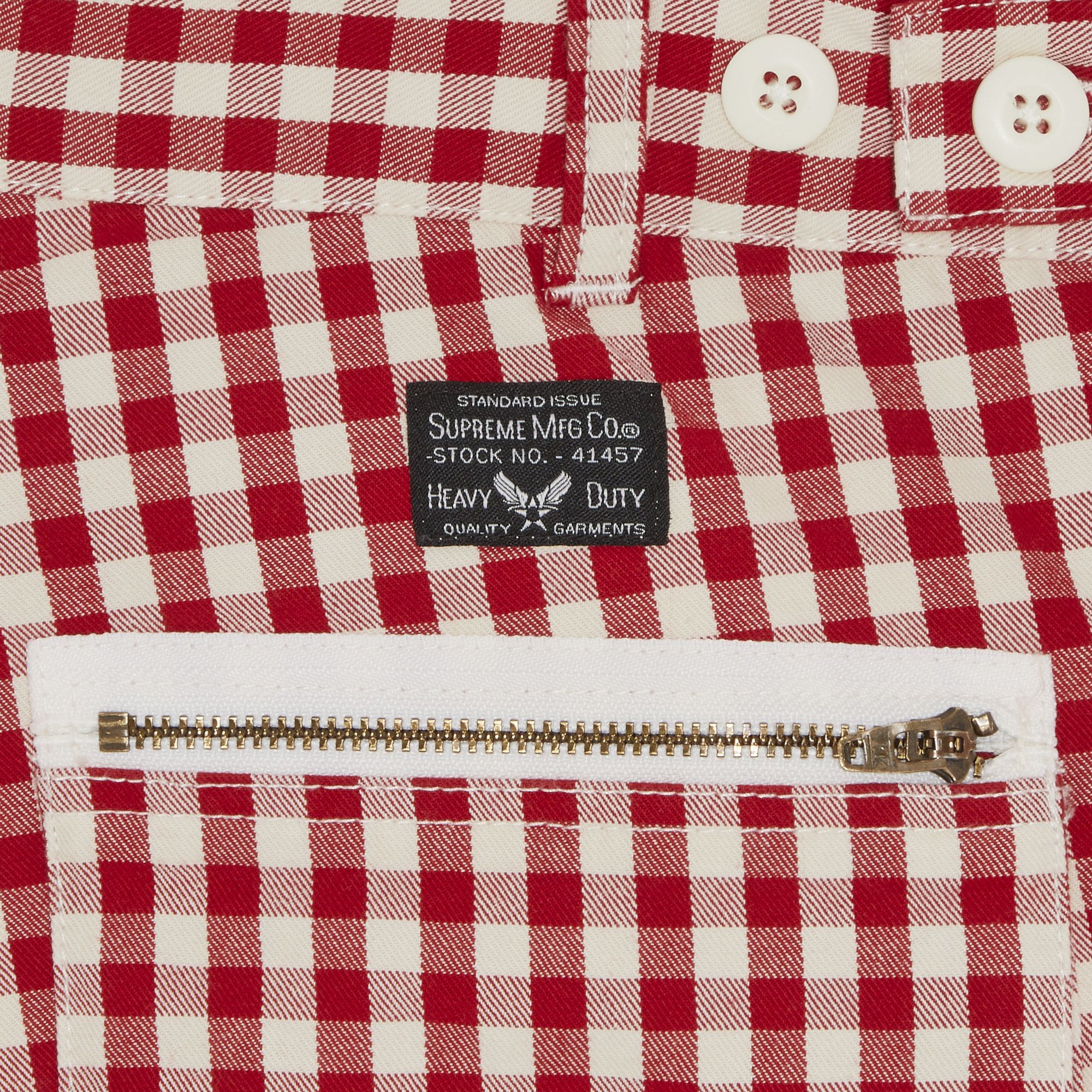 Supreme Gingham Flight Pant