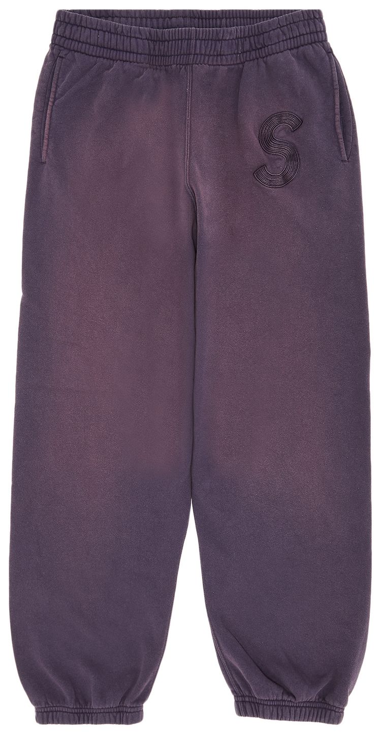 Supreme Overdyed S Logo Sweatpant Purple