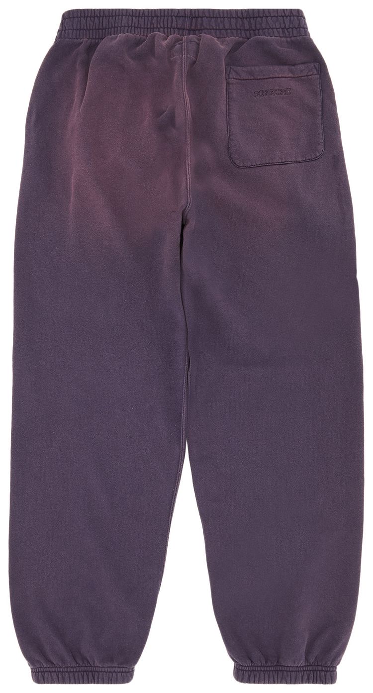 Supreme Overdyed S Logo Sweatpant Purple