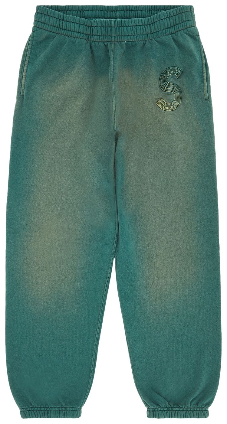 Supreme Overdyed S Logo Sweatpant Teal