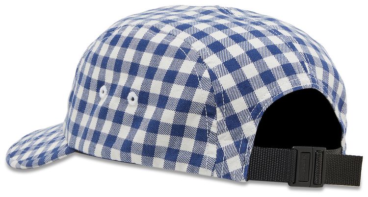 Supreme Gingham Camp Cap Navy