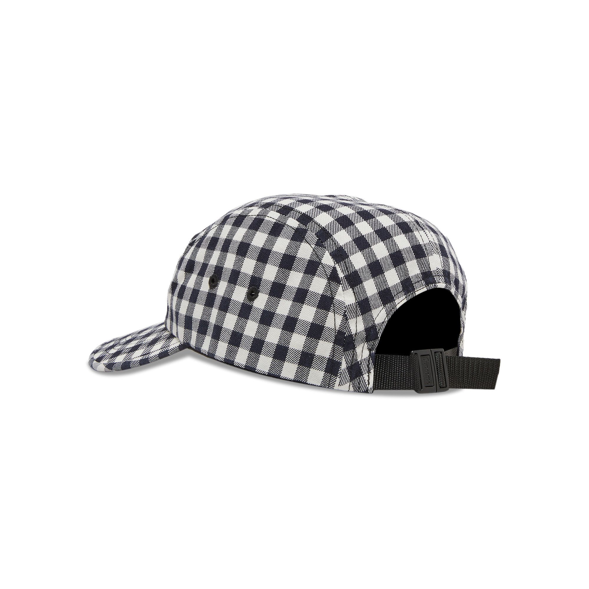 Buy Supreme Gingham Camp Cap 'Black' - SS23H83 BLACK | GOAT