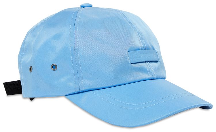 Supreme Leather Patch 6 Panel Blue