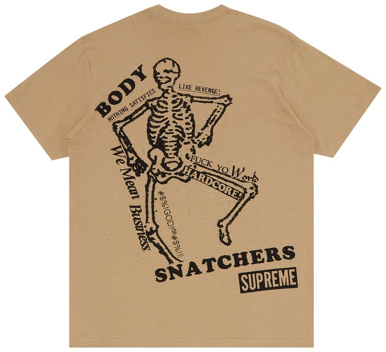 Supreme Body Snatchers Tee Khaki
