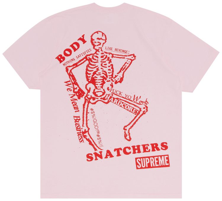 Supreme Body Snatchers Tee Light Pink