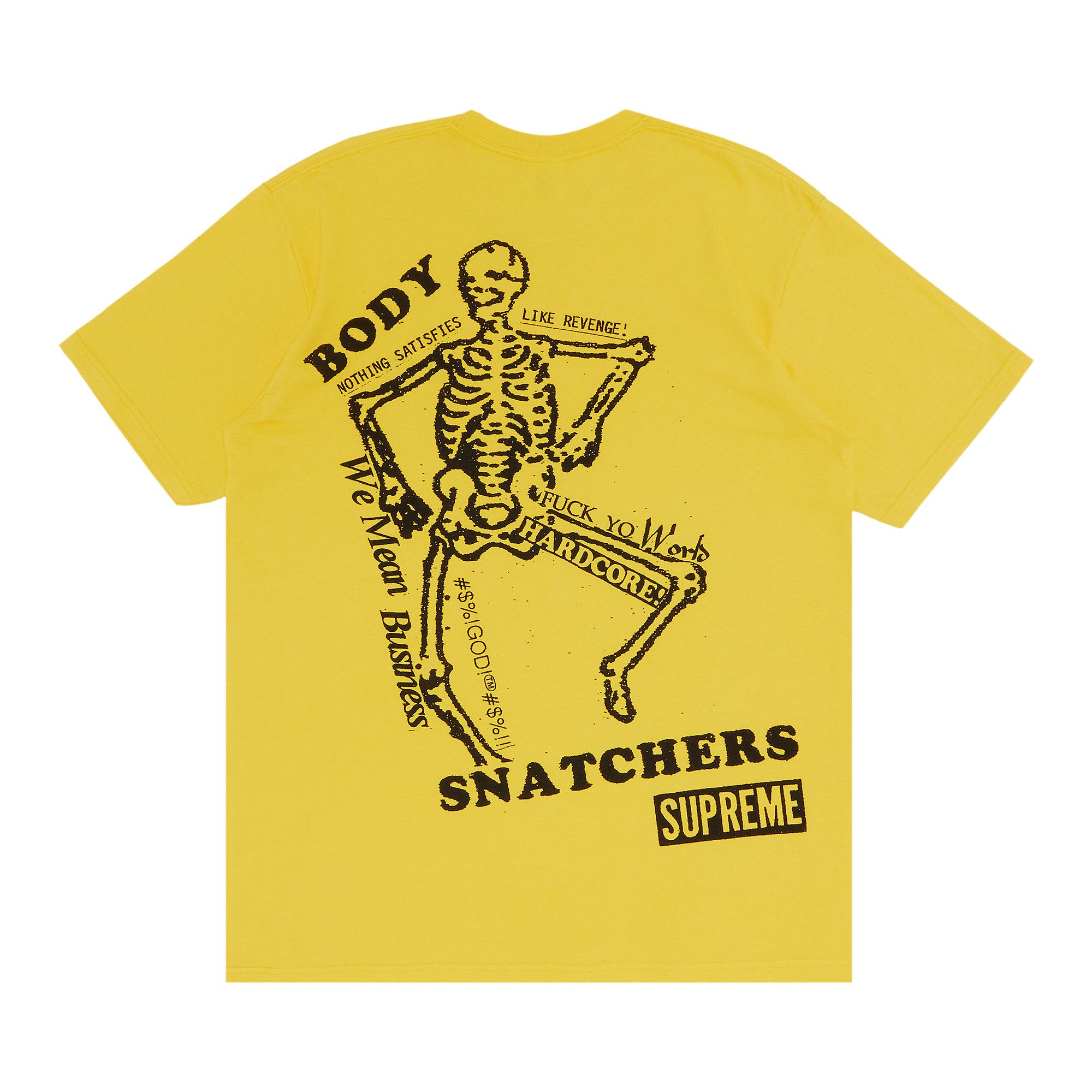 Buy Supreme Body Snatchers Tee 'Yellow' - SS23T62 YELLOW | GOAT