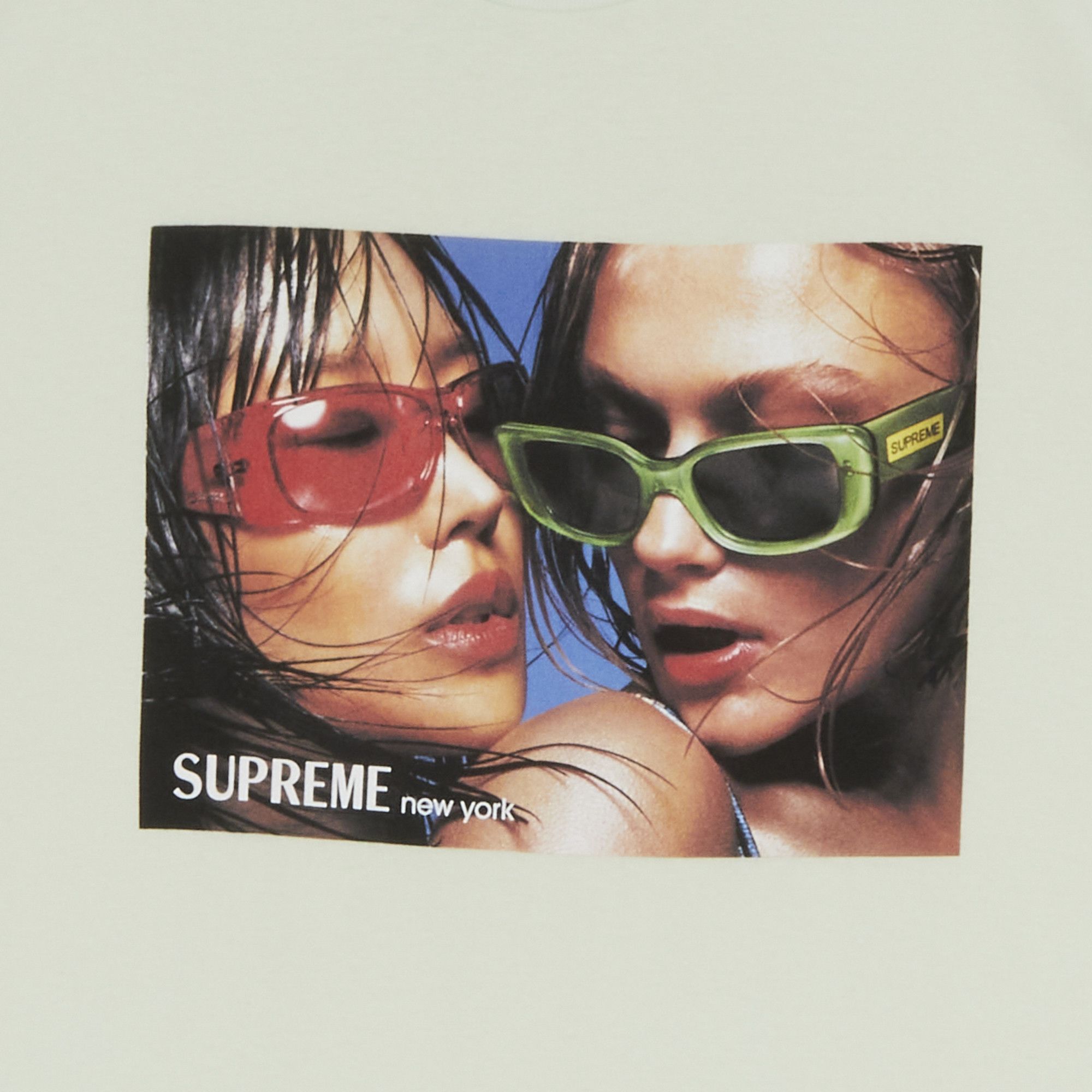 Tシャツ・カットソー Supreme Eyewear T-Shirt Pale Green Supreme Pale Green Eyewear T-Shirt | PacSun