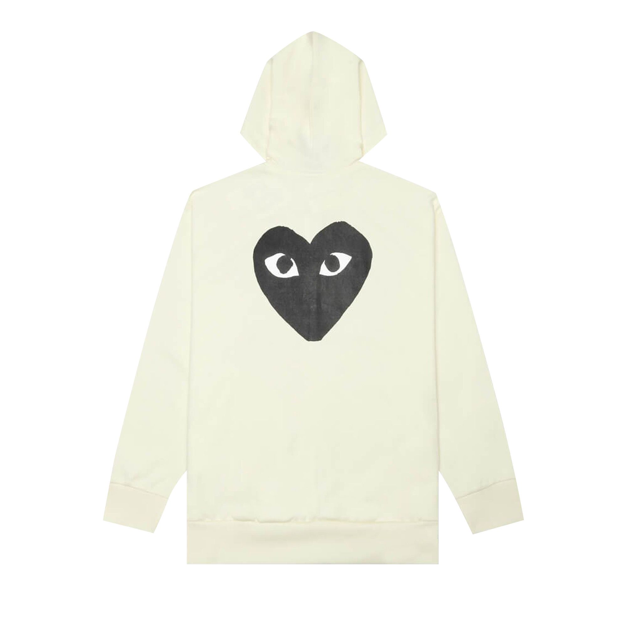 Buy Comme des Garcons PLAY Zip Up Hoodie Yellow AZ T254 051 3 GOAT UK