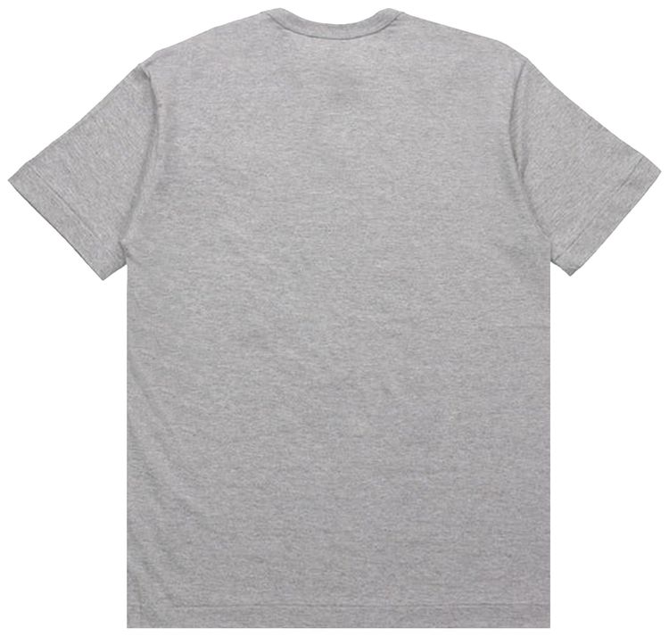 Comme Des Garcons PLAY Heart T Shirt Grey