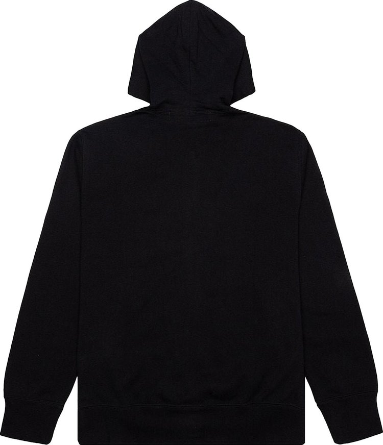 Comme des Garcons PLAY Stacked Heart Hooded Sweatshirt Black