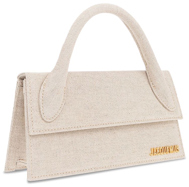 Jacquemus Le Chiquito Long Signature Handbag Beige