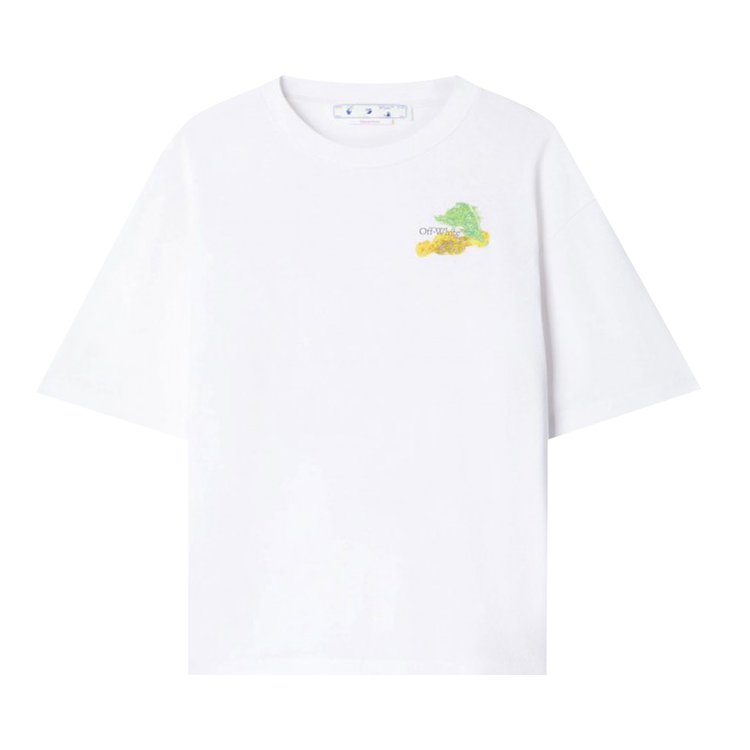Off-White Brush Arrow Skate T-Shirt 'White/Multicolor'