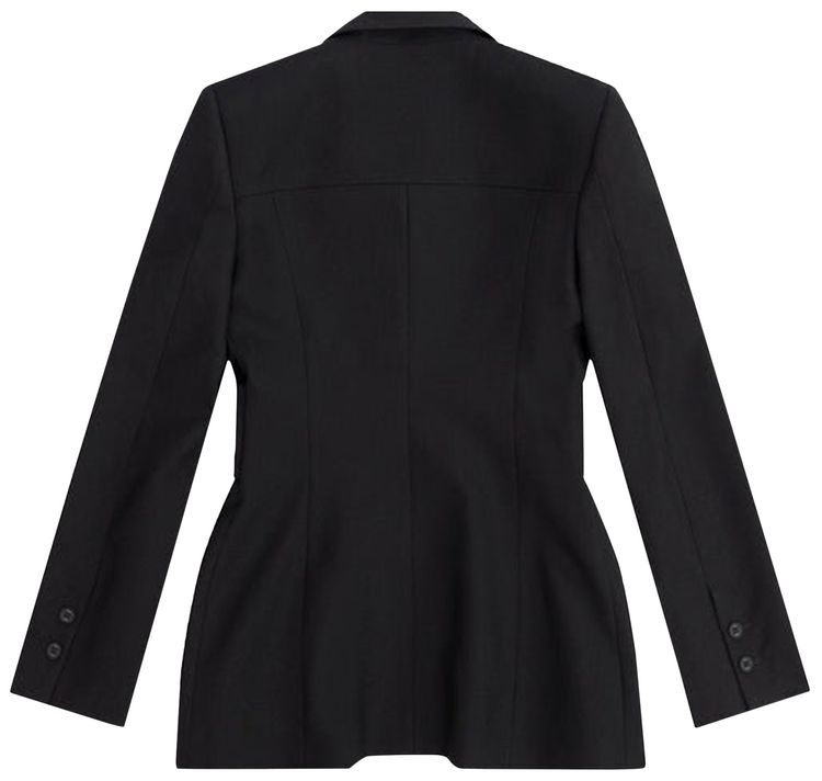 Off White Toybox Single Breasted Wool Jacket Black