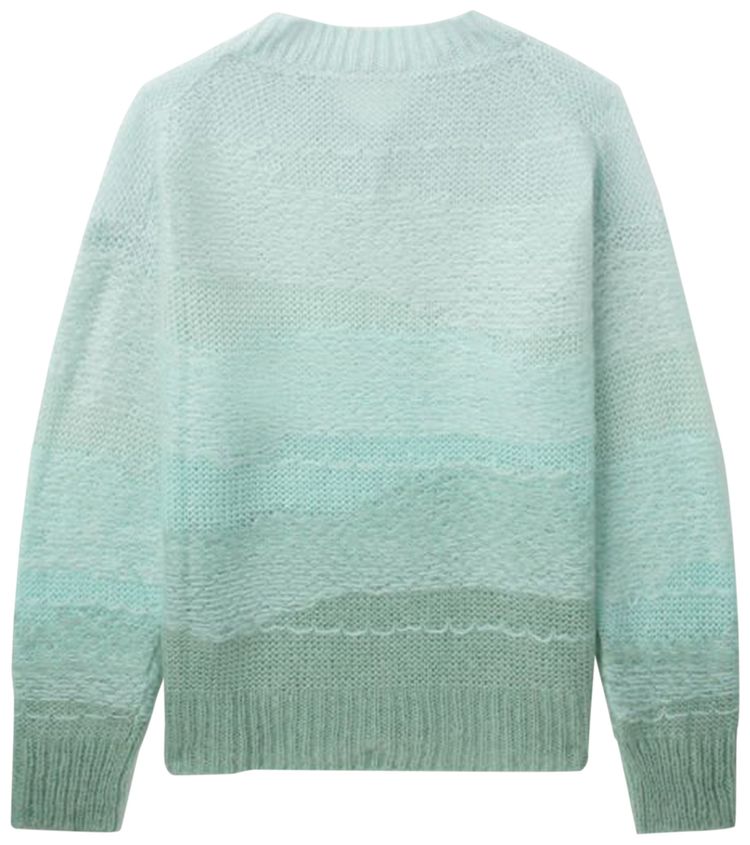 Acne Studios V Neck Knit Jumper MintMulticolor