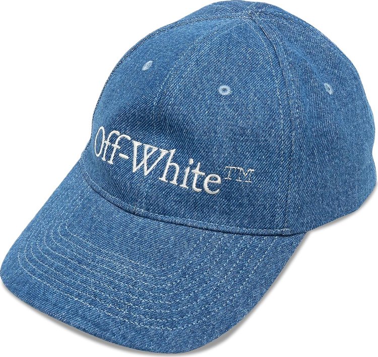 Off-White Den Logo Bookish Baseball Cap 'Blue/White'