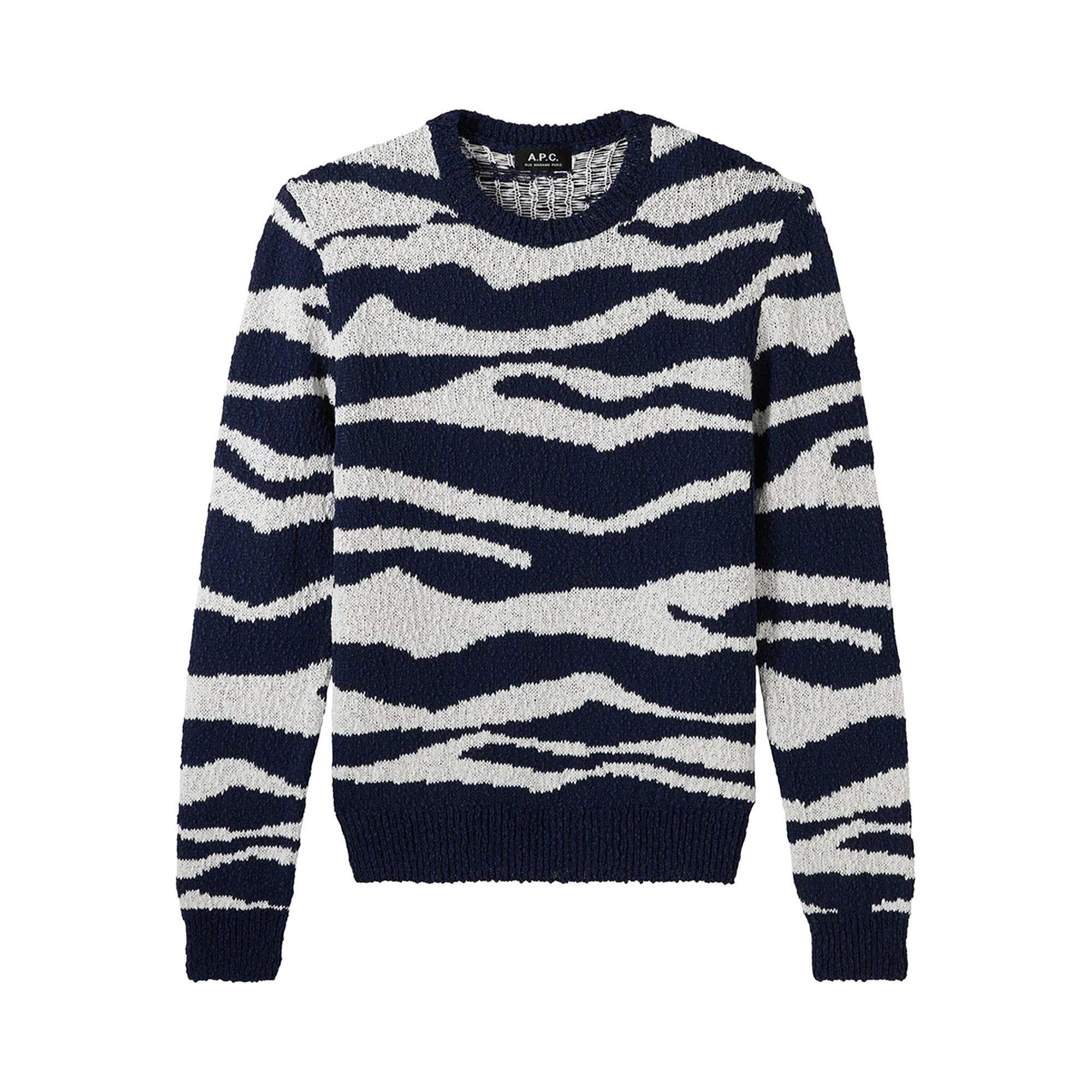 ★A.P.C.★ Alastor Logo Sweatshirt Navy COEIPH27825IAK COEIP MUSINSA | A.P.C. Alaster Logo Sweatshirt - Navy / COEIPH27825IAK