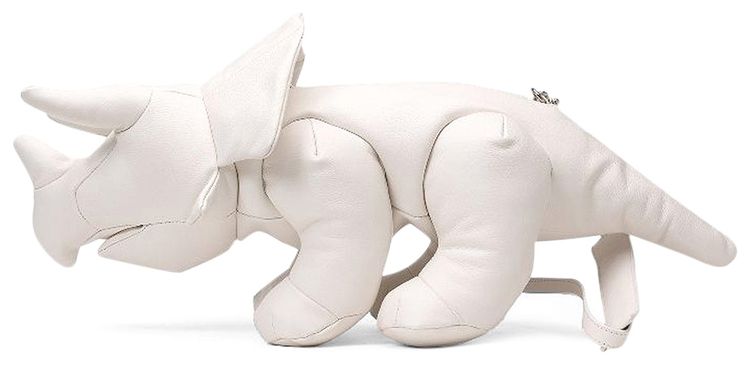 Maison Mihara Yasuhiro Triceratops Bag White
