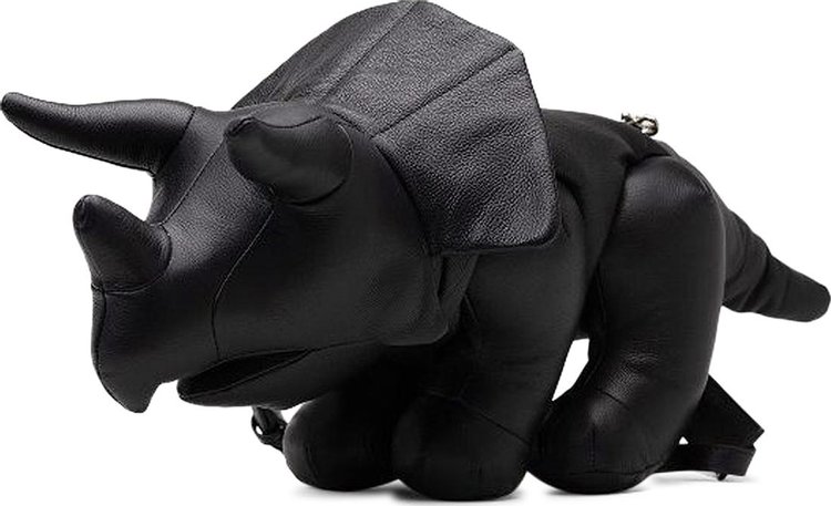 Maison Mihara Yasuhiro Triceratops Bag Black