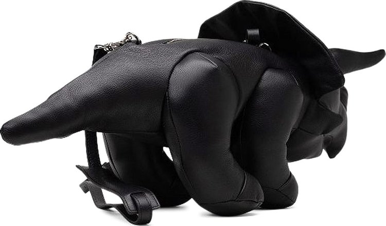 Maison Mihara Yasuhiro Triceratops Bag Black