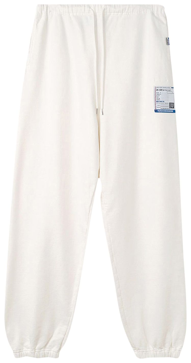 Maison Mihara Yasuhiro Embroidery Wide Pants White