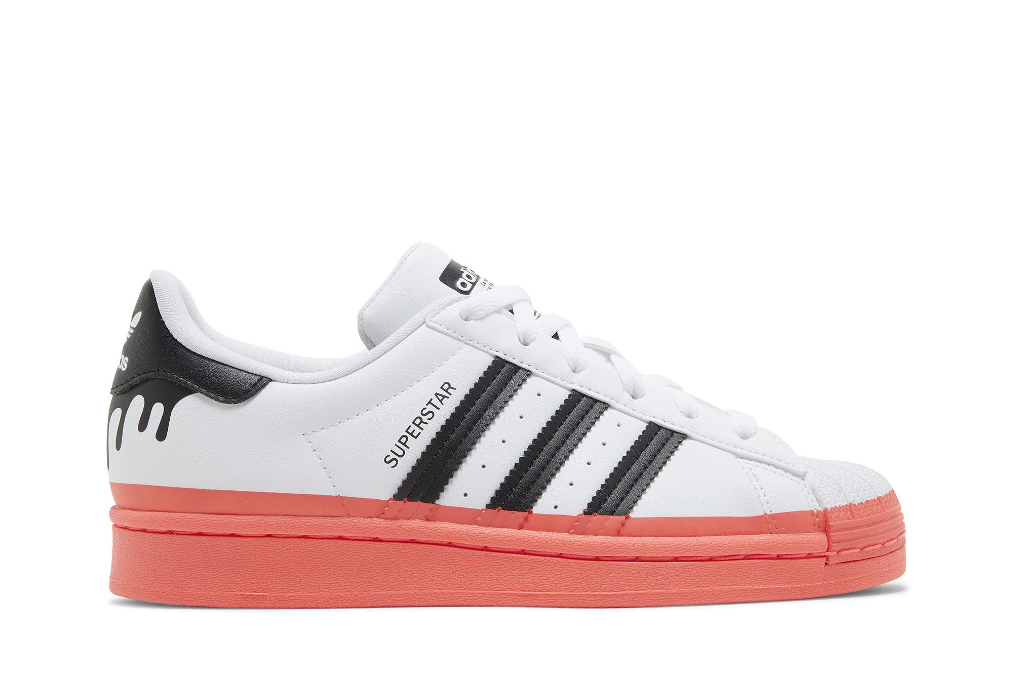 Buy Superstar Big Kid Paint Drip White Turbo GY3327 GOAT