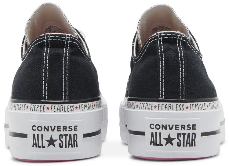 Converse Wmns Chuck Taylor All Star Lift Low Fierce Fearless Female
