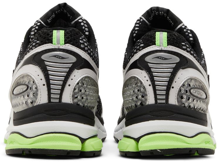 Saucony ProGrid Triumph 4 Black Silver Fluo Green