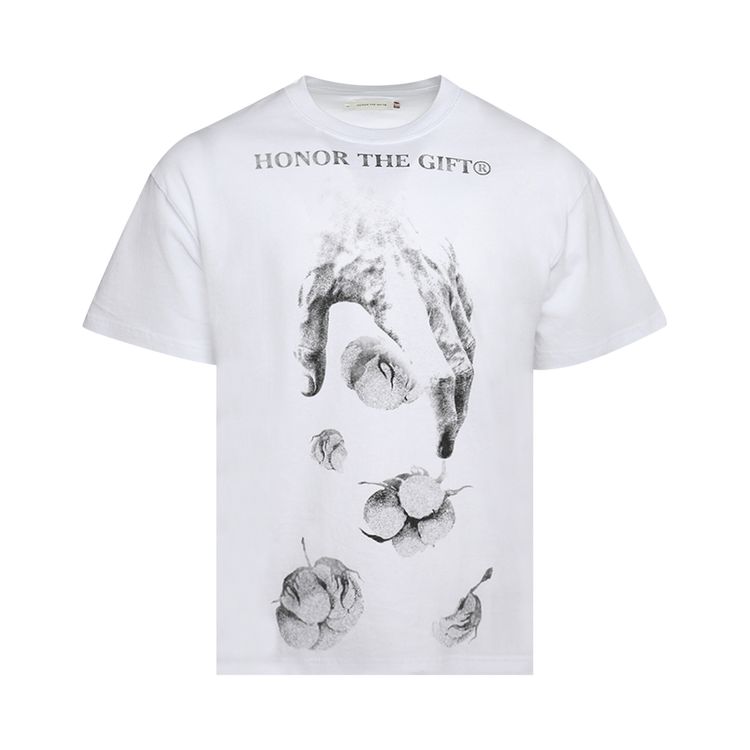 Honor The Gift Field Hand Short Sleeve Tee White