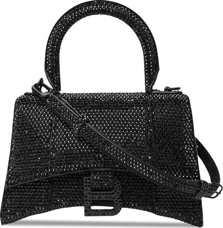Balenciaga XS Hourglass Top Handle Bag 'Black'