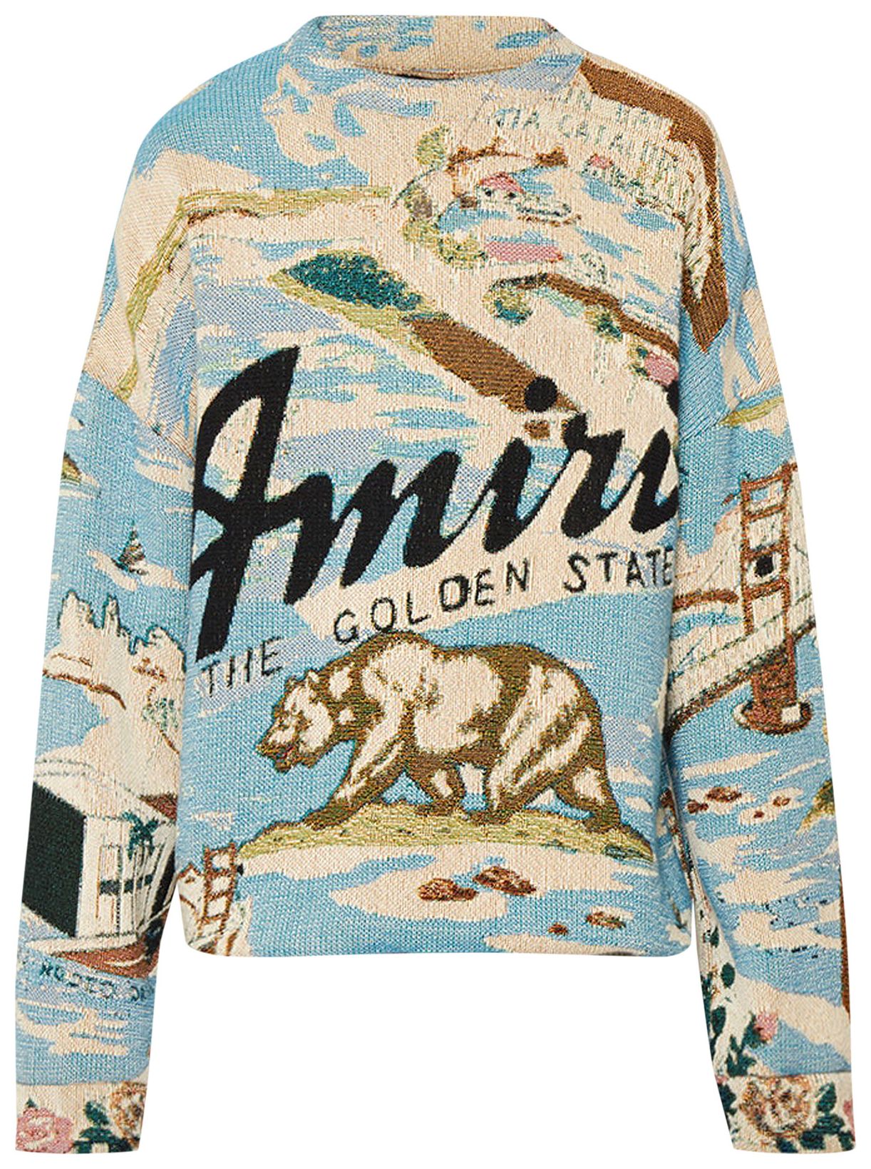 Buy Amiri Tapestry California Crew 'Multicolor' SS23MPB042 900 MULT GOAT