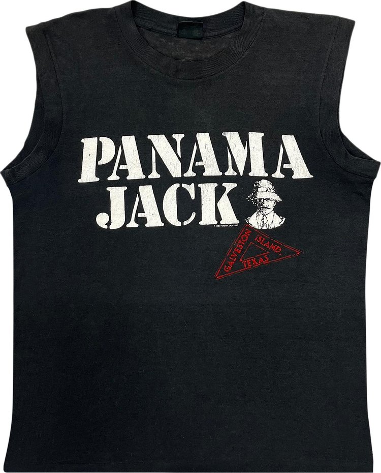 Vintage Panama Jack Sleeveless Tee 'Black'