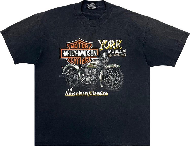 Vintage Harley Davidson York Museum Tee 'Black'