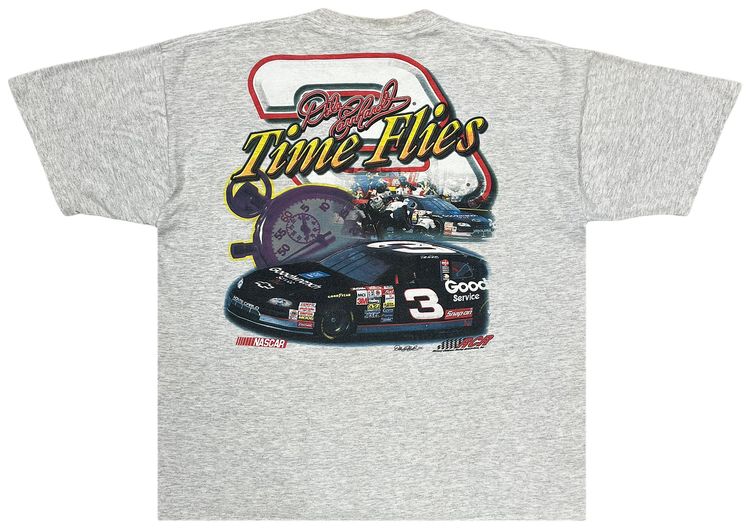 Vintage Dale Earnhardt Racing Tee Grey