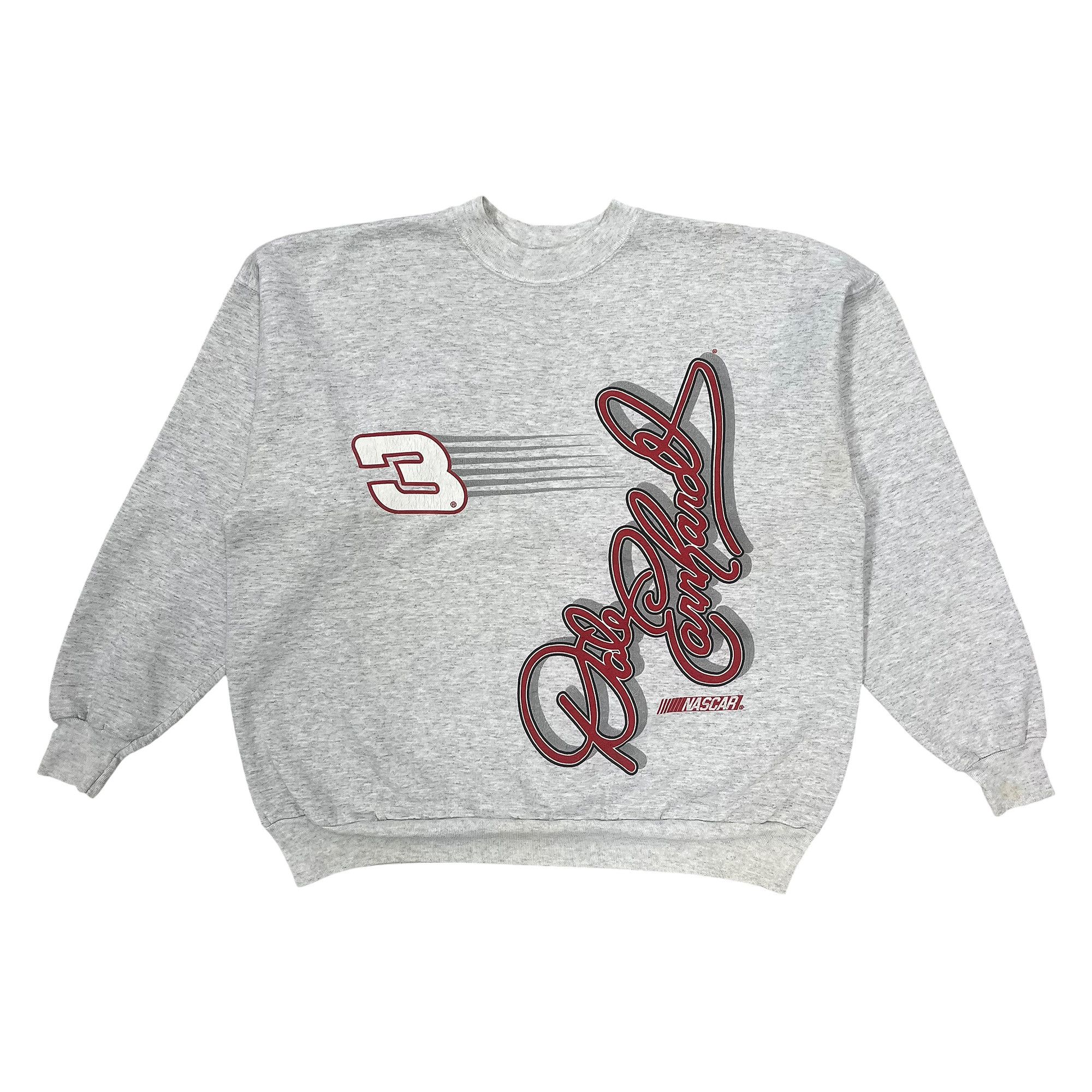 Buy Vintage Dale Earnhardt Sweatshirt Grey 2934 119970106VDES GREY GOAT