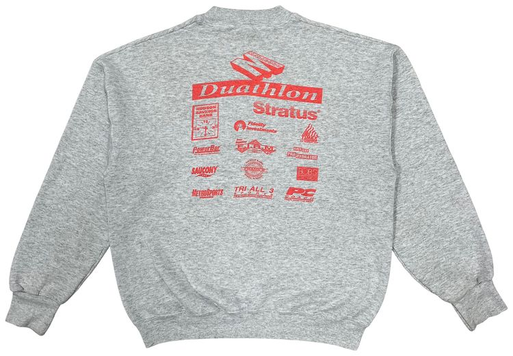 Vintage Marlboro Duathlon Sweatshirt Grey