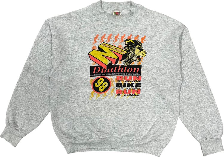 Vintage Marlboro Duathlon Sweatshirt 'Grey'