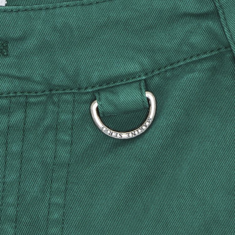Marine Serre Workwear Pants Evergreen
