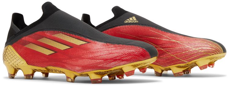 Adidas X Speedflow FG Vivid Red Gold Metallic