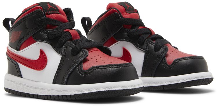 Air Jordan 1 Mid TD Black Fire Red
