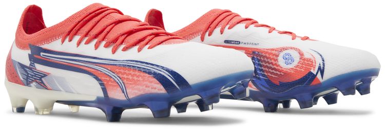 Christian Pulisic x Puma Ultra Ultimate FG AG White Blazing Blue