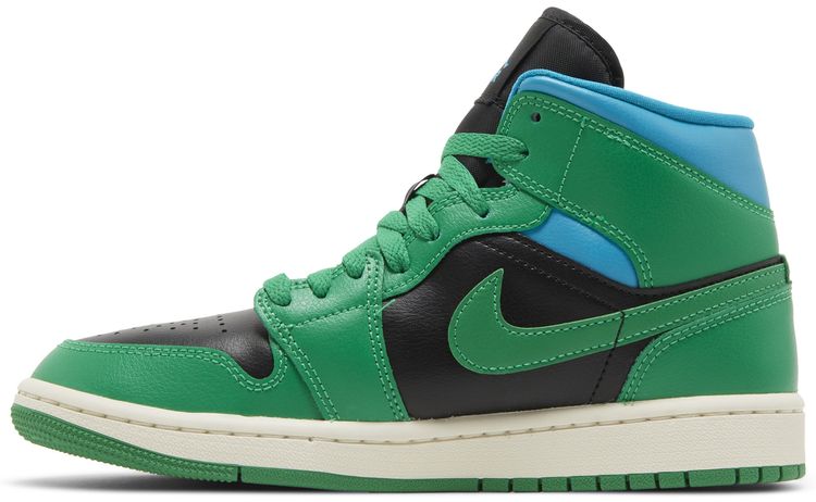 Wmns Air Jordan 1 Mid Lucky Green Aquatone