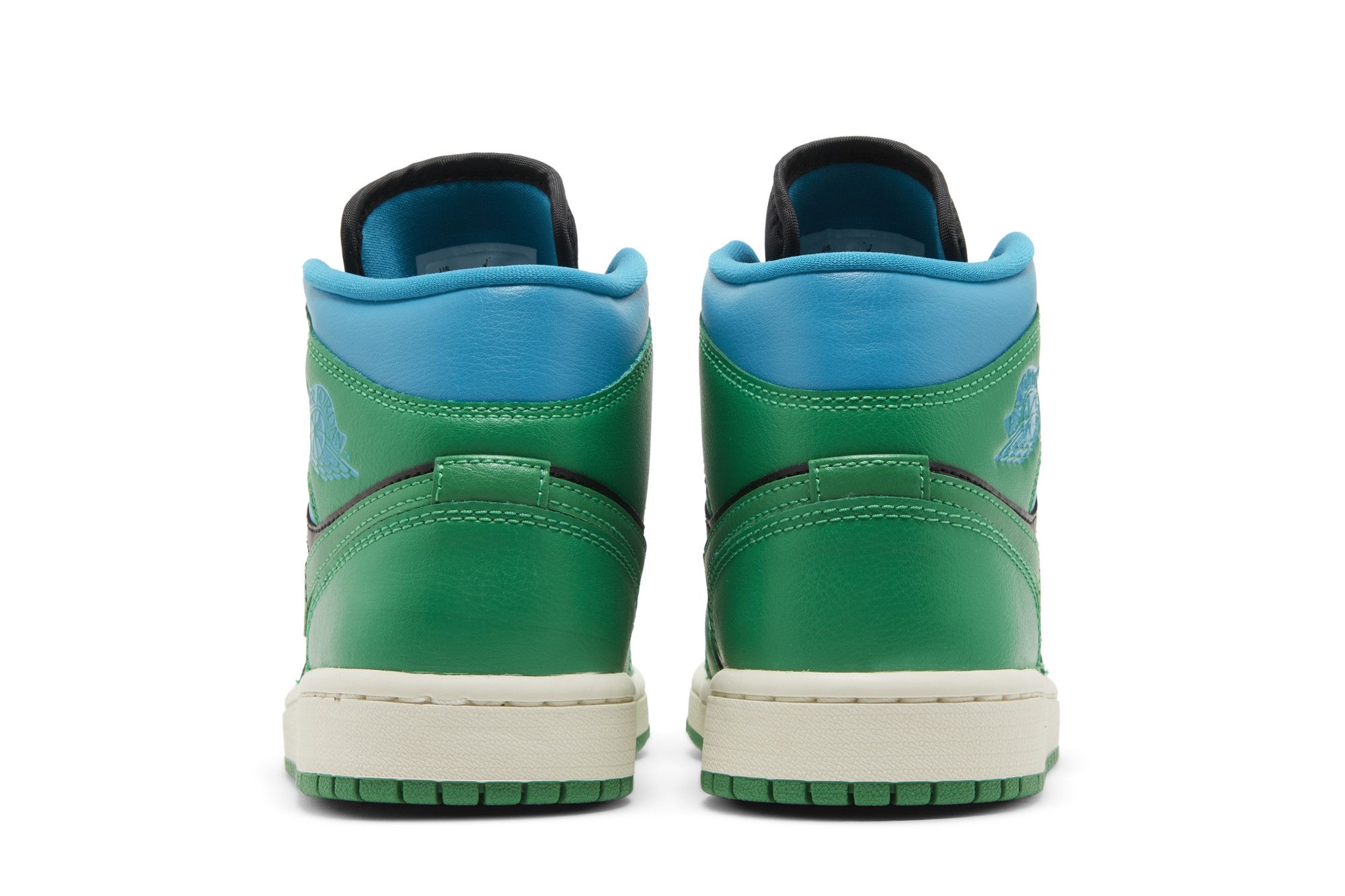 Buy Wmns Air Jordan 1 Mid 'Lucky Green Aquatone' - BQ6472