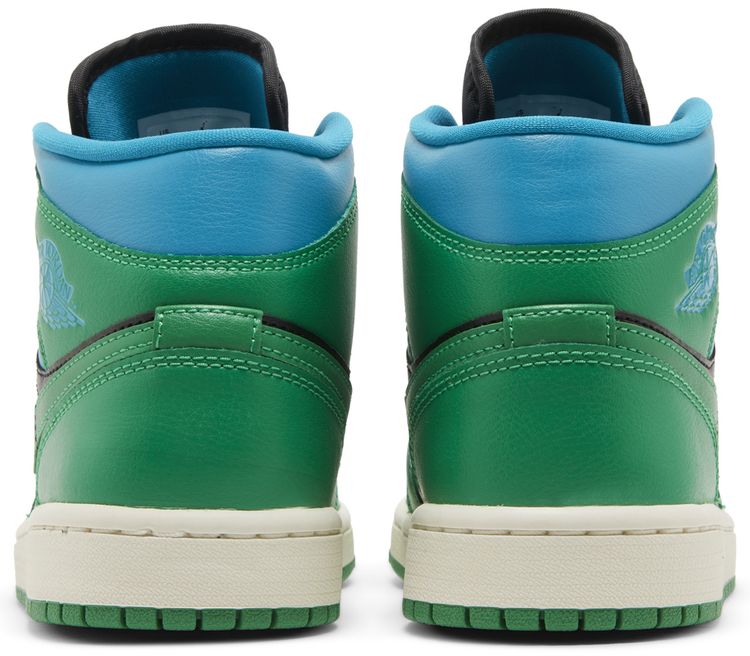 Wmns Air Jordan 1 Mid Lucky Green Aquatone