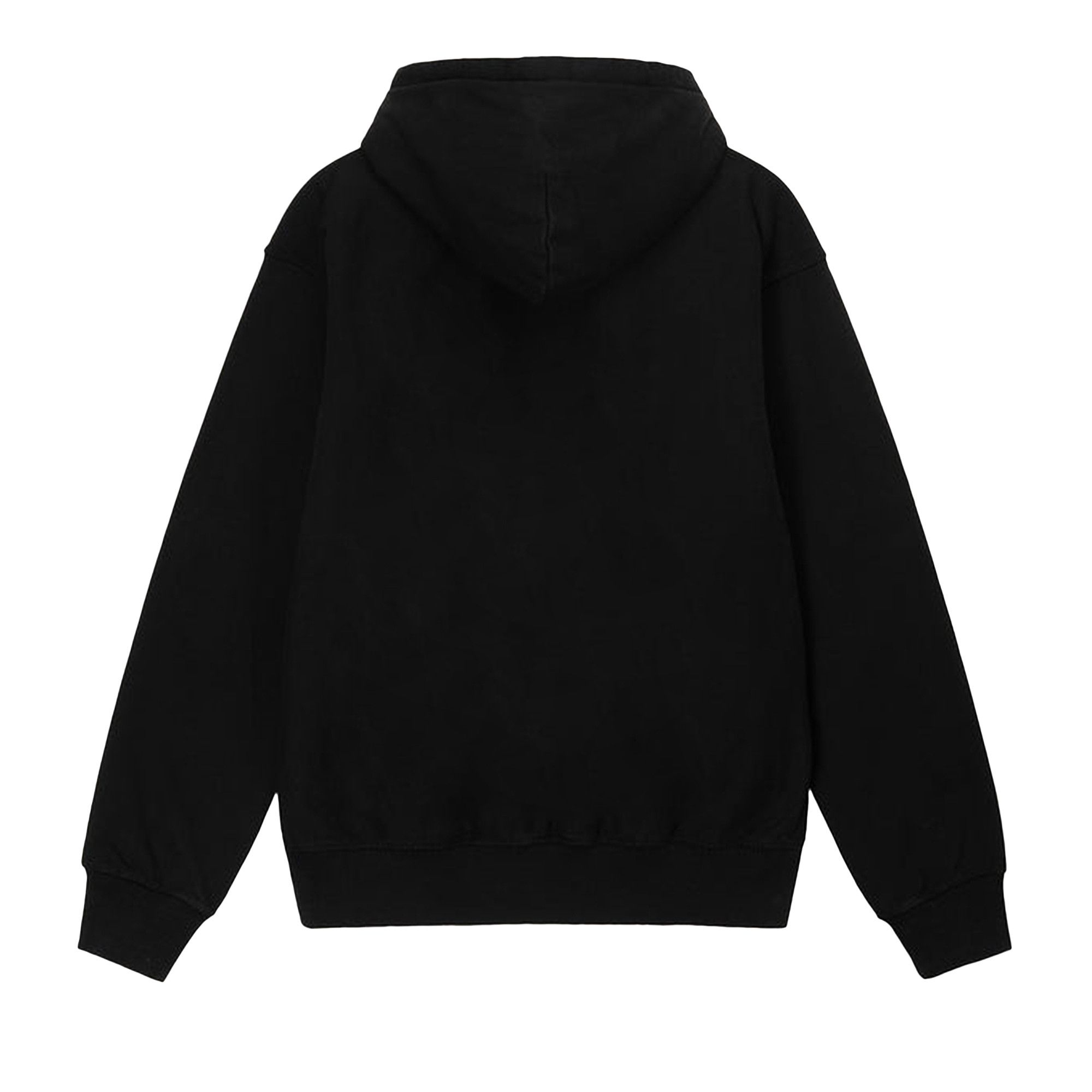 Size l Stussy Block Sport Pigment Dyed Hoodie 'Black'