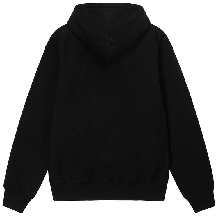 Stussy Block Sport Pigment Dyed Hoodie Black