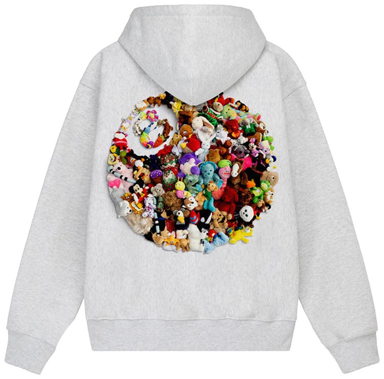 Stussy Plush Hoodie Ash Heather