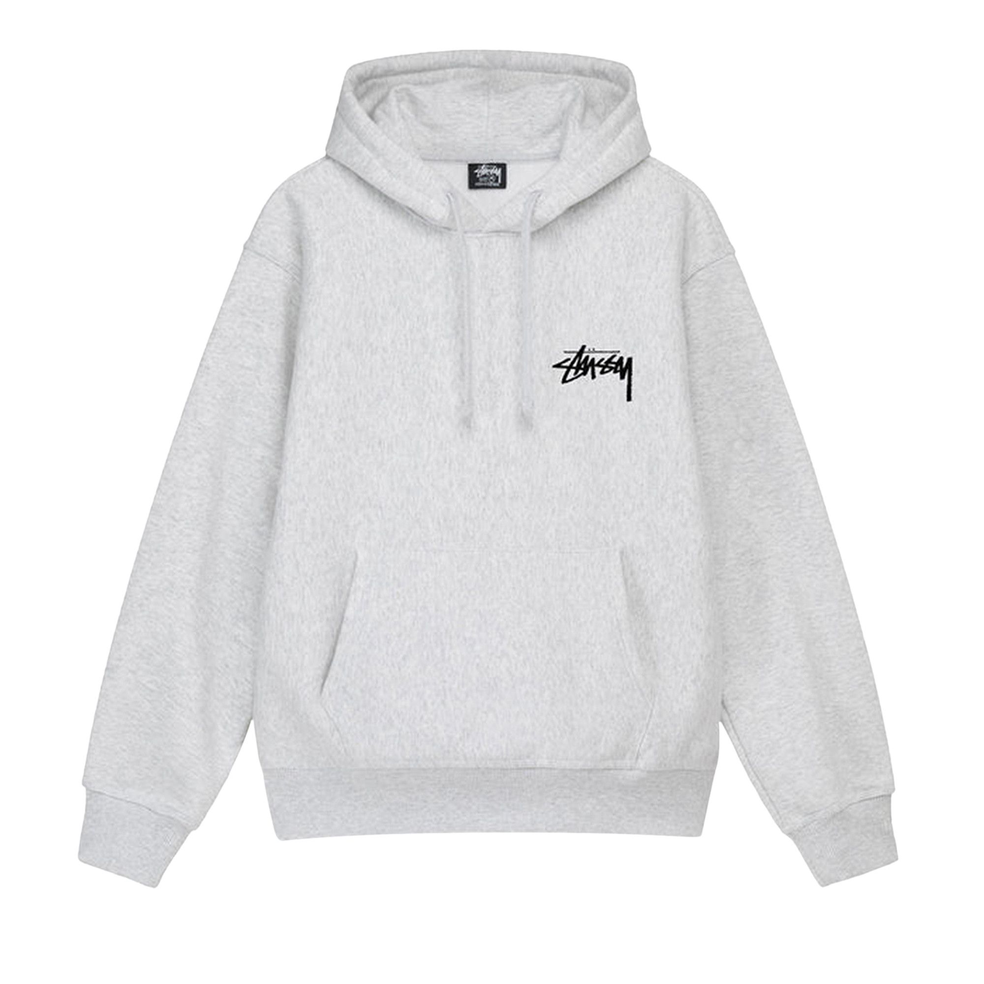 Stussy Plush Hoodie Ash Heather