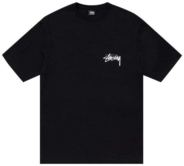 Stussy Plush Tee Black