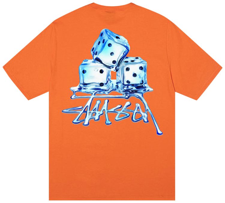 Stussy Melted Tee Coral